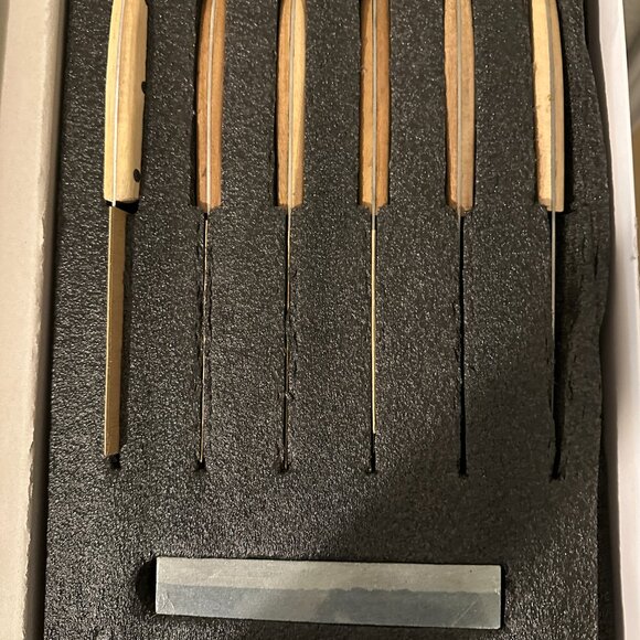 Schmidt Bros Acacian No. 3 Complete 15-Piece Knife Set w/ Magnetic Block & Box - Picture 7 of 13